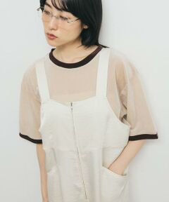 KBF / ケービーエフ Tシャツ | メッシュベロアリンガーTEE