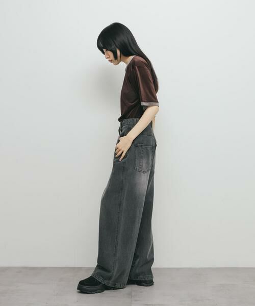 KBF / ケービーエフ Tシャツ | メッシュベロアリンガーTEE | 詳細6