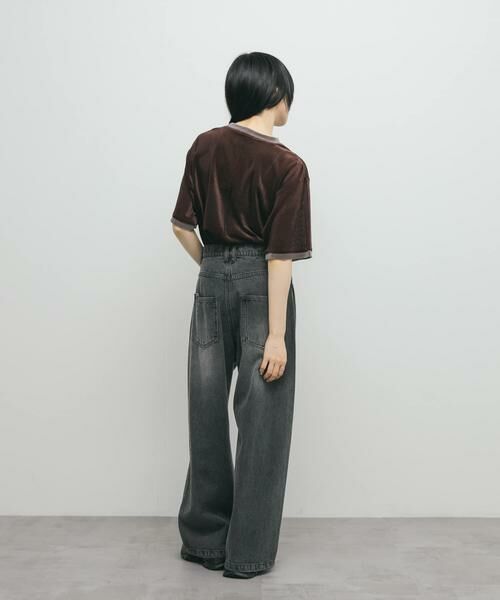 KBF / ケービーエフ Tシャツ | メッシュベロアリンガーTEE | 詳細7