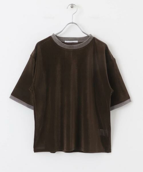 KBF / ケービーエフ Tシャツ | メッシュベロアリンガーTEE | 詳細8