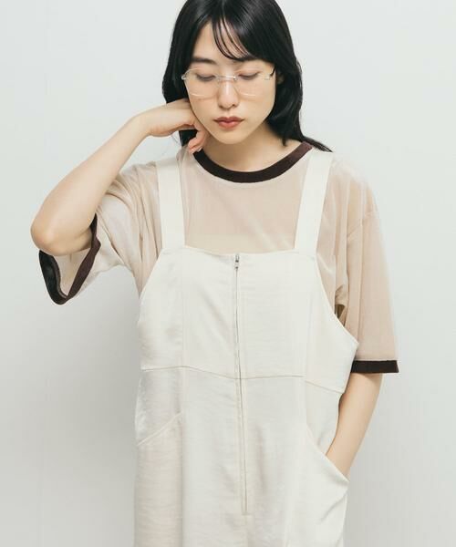 KBF / ケービーエフ Tシャツ | メッシュベロアリンガーTEE | 詳細10