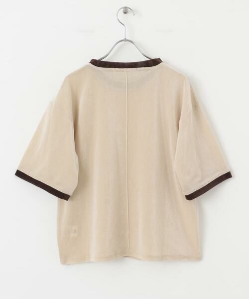 KBF / ケービーエフ Tシャツ | メッシュベロアリンガーTEE | 詳細19