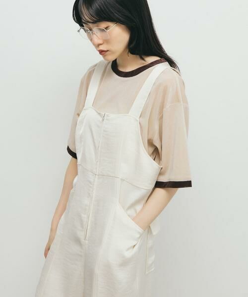 KBF / ケービーエフ Tシャツ | メッシュベロアリンガーTEE | 詳細12