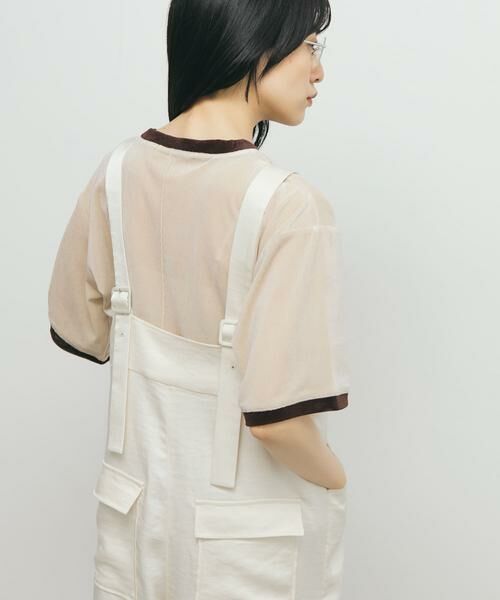 KBF / ケービーエフ Tシャツ | メッシュベロアリンガーTEE | 詳細13