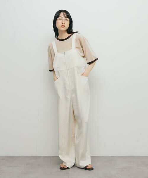 KBF / ケービーエフ Tシャツ | メッシュベロアリンガーTEE | 詳細14