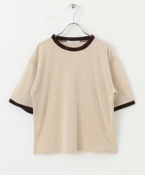 KBF / ケービーエフ Tシャツ | メッシュベロアリンガーTEE | 詳細17