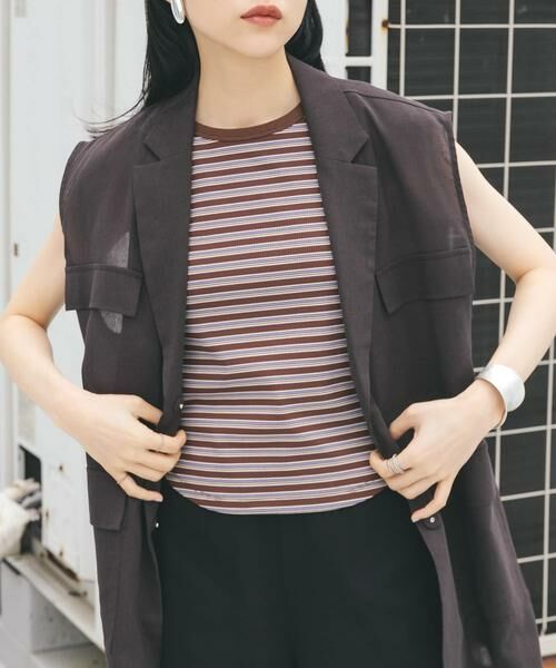 KBF / ケービーエフ タンクトップ | クロップドタンクトップ | 詳細1