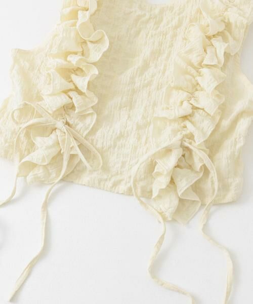 KBF / ケービーエフ ベスト | 2WAYフリルノースリーブトップス | 詳細19