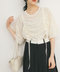 KBF / ケービーエフ シャツ・ブラウス | ドロストレーストップス