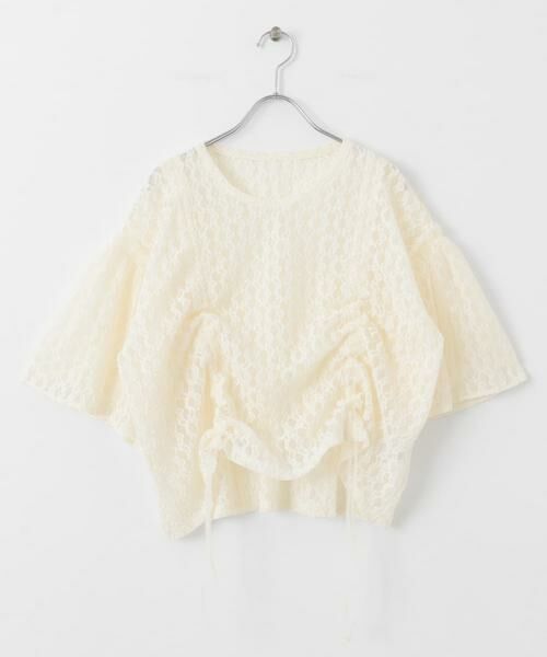 KBF / ケービーエフ シャツ・ブラウス | ドロストレーストップス | 詳細8