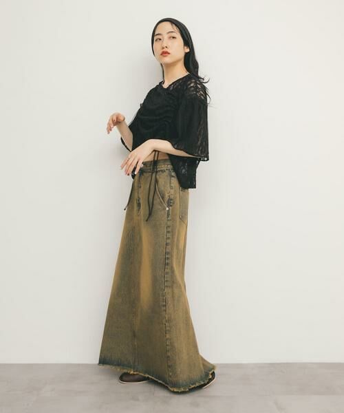 KBF / ケービーエフ シャツ・ブラウス | ドロストレーストップス | 詳細16