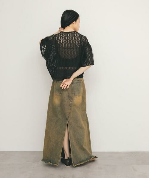 KBF / ケービーエフ シャツ・ブラウス | ドロストレーストップス | 詳細17