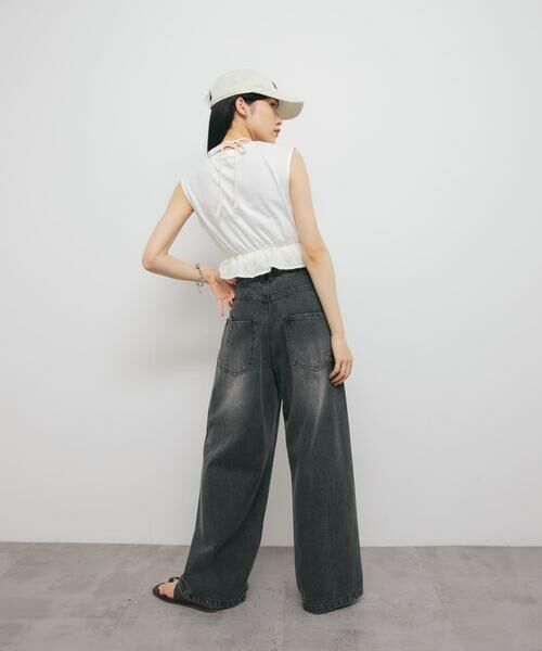 KBF / ケービーエフ Tシャツ | ビスチェドッキングトップス | 詳細19