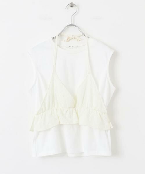 KBF / ケービーエフ Tシャツ | ビスチェドッキングトップス | 詳細20