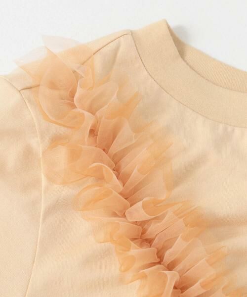 KBF / ケービーエフ Tシャツ | シャーリングフリルTEE | 詳細8