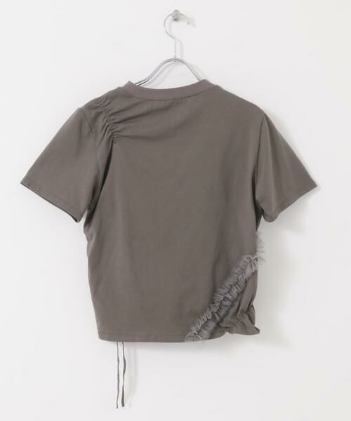 KBF / ケービーエフ Tシャツ | シャーリングフリルTEE | 詳細21