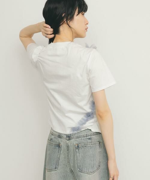 KBF / ケービーエフ Tシャツ | シャーリングフリルTEE | 詳細26