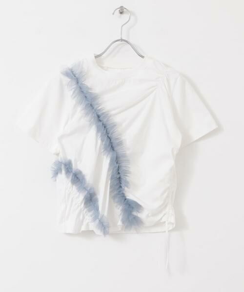 KBF / ケービーエフ Tシャツ | シャーリングフリルTEE | 詳細29