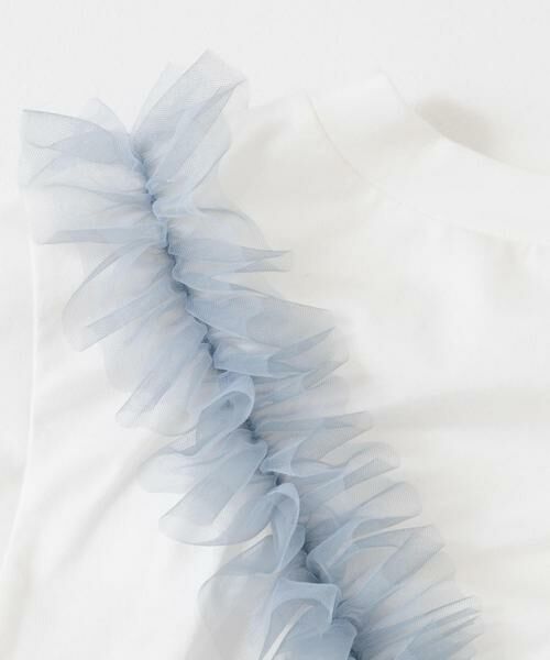 KBF / ケービーエフ Tシャツ | シャーリングフリルTEE | 詳細30