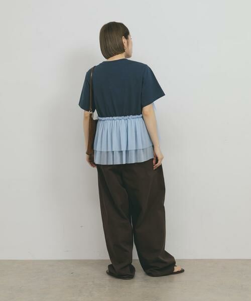 KBF / ケービーエフ Tシャツ | アシメフリルドッキングTEE | 詳細14