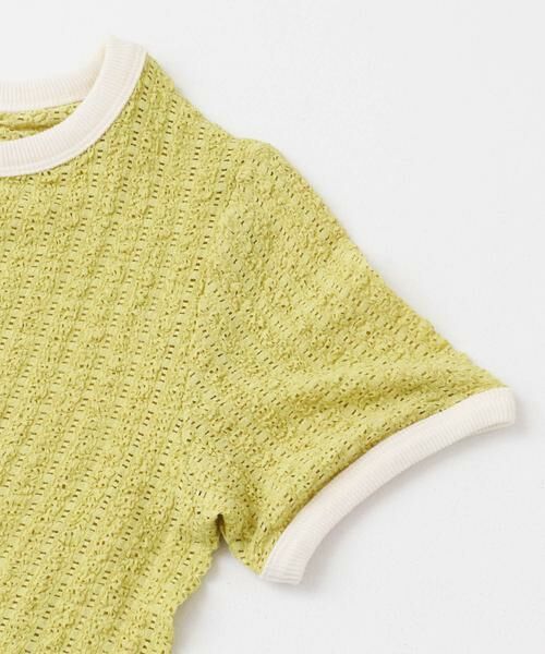 KBF / ケービーエフ Tシャツ | バイカラーレースTEE | 詳細10