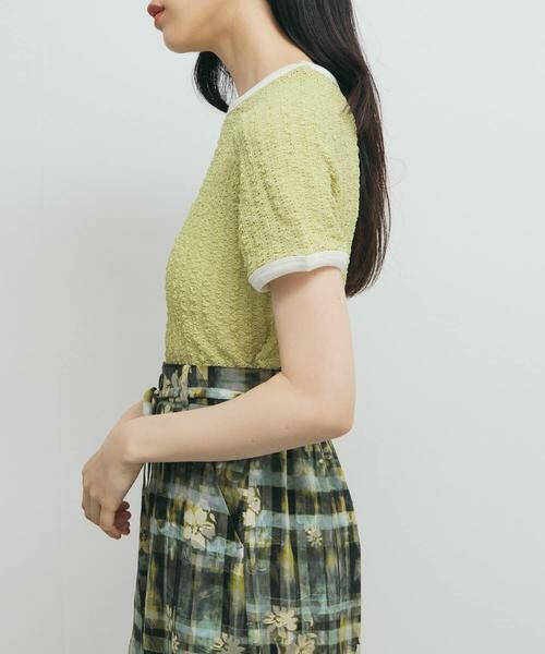 KBF / ケービーエフ Tシャツ | バイカラーレースTEE | 詳細4