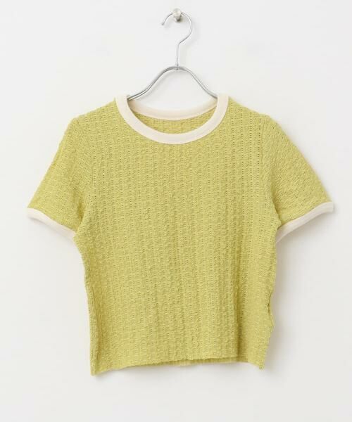 KBF / ケービーエフ Tシャツ | バイカラーレースTEE | 詳細8