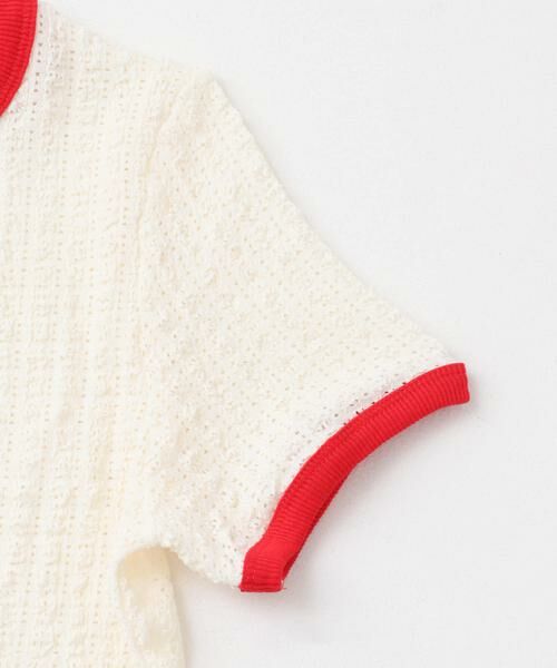 KBF / ケービーエフ Tシャツ | バイカラーレースTEE | 詳細24