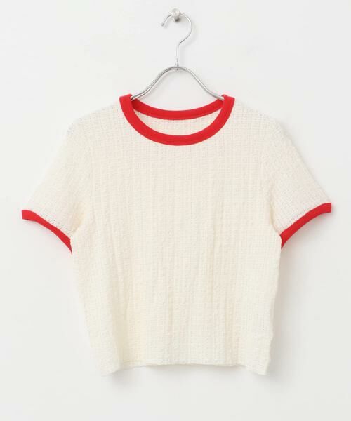 KBF / ケービーエフ Tシャツ | バイカラーレースTEE | 詳細23