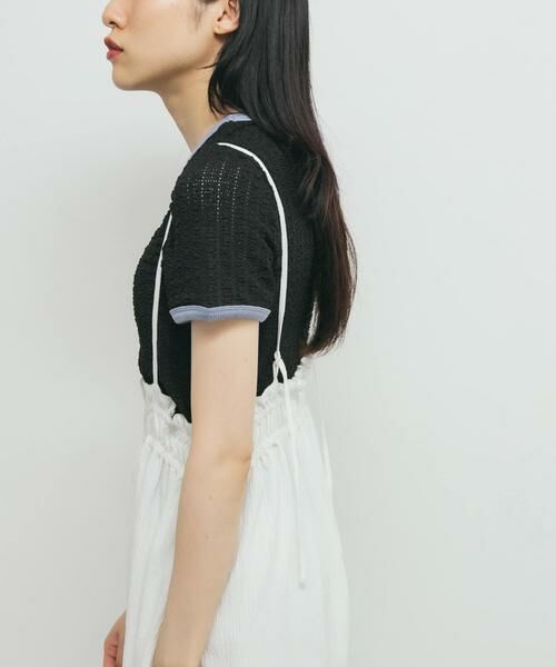 KBF / ケービーエフ Tシャツ | バイカラーレースTEE | 詳細26