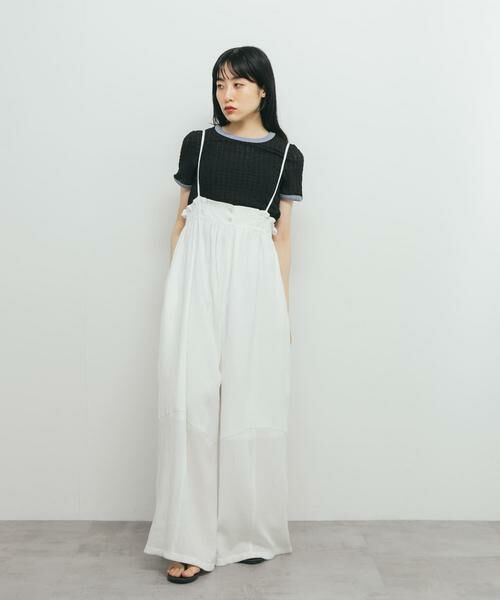 KBF / ケービーエフ Tシャツ | バイカラーレースTEE | 詳細29