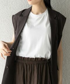 KBF / ケービーエフ Tシャツ | デザインステッチスリーブレスカットソー