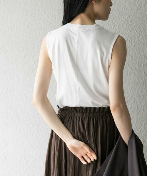 KBF / ケービーエフ Tシャツ | デザインステッチスリーブレスカットソー | 詳細5