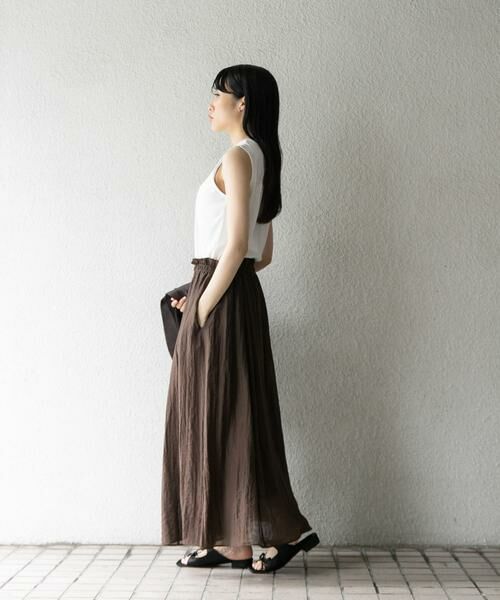 KBF / ケービーエフ Tシャツ | デザインステッチスリーブレスカットソー | 詳細6