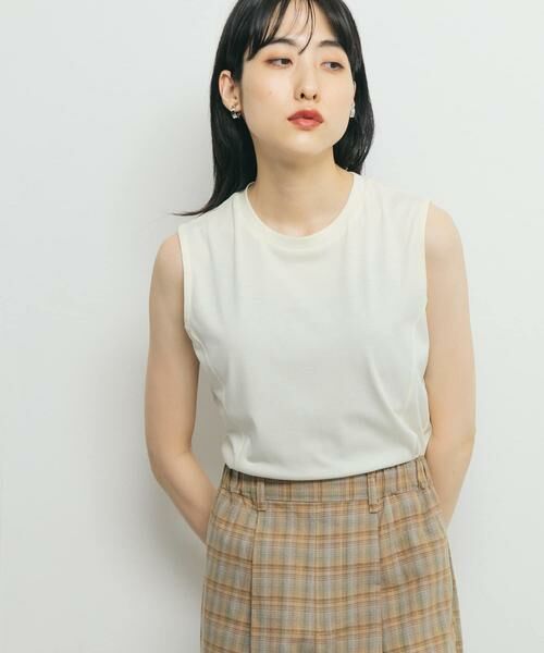 KBF / ケービーエフ Tシャツ | デザインステッチスリーブレスカットソー | 詳細10