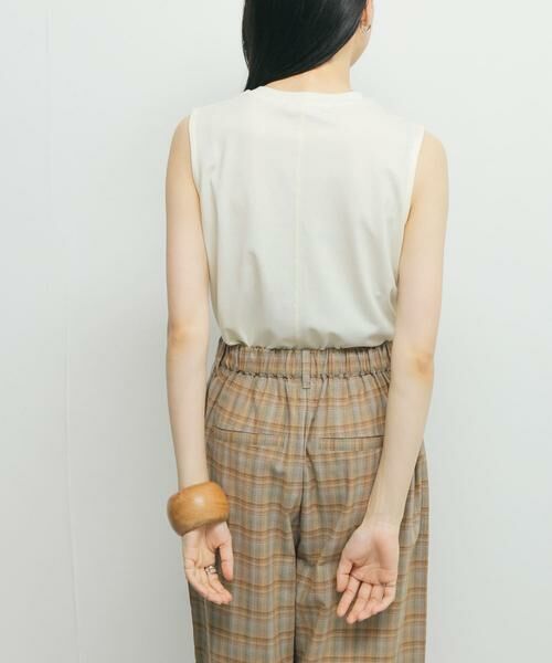 KBF / ケービーエフ Tシャツ | デザインステッチスリーブレスカットソー | 詳細12