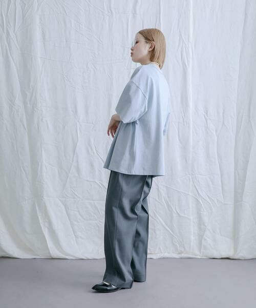 KBF / ケービーエフ Tシャツ | シャーリングリメイクTEE | 詳細7