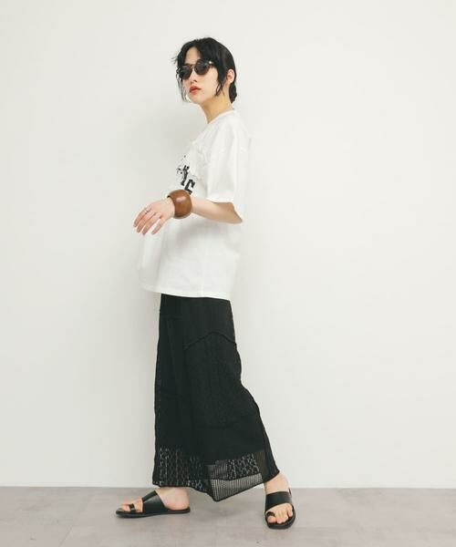 KBF / ケービーエフ Tシャツ | シャーリングリメイクTEE | 詳細21