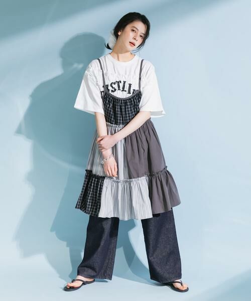 KBF / ケービーエフ Tシャツ | シャーリングリメイクTEE | 詳細22