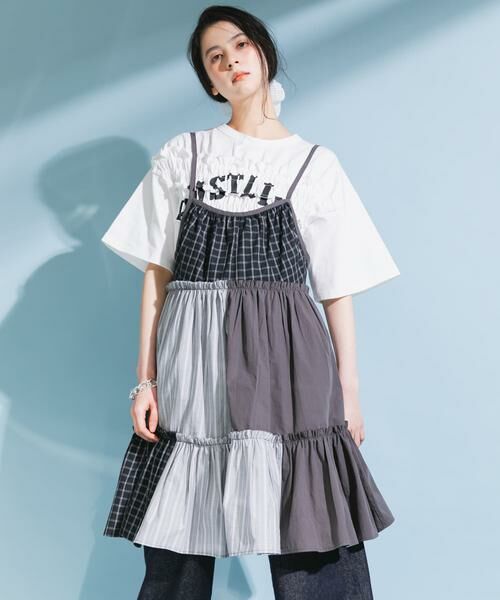 KBF / ケービーエフ Tシャツ | シャーリングリメイクTEE | 詳細24