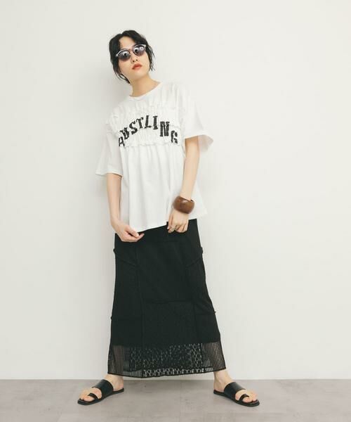 KBF / ケービーエフ Tシャツ | シャーリングリメイクTEE | 詳細20