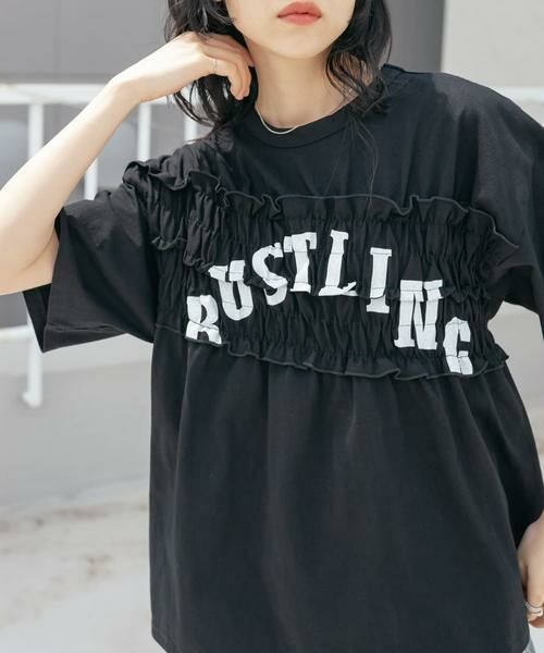 KBF / ケービーエフ Tシャツ | シャーリングリメイクTEE | 詳細28