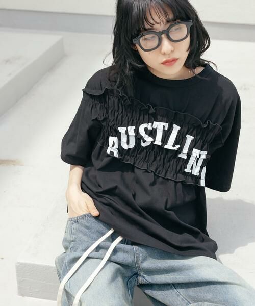 KBF / ケービーエフ Tシャツ | シャーリングリメイクTEE | 詳細30