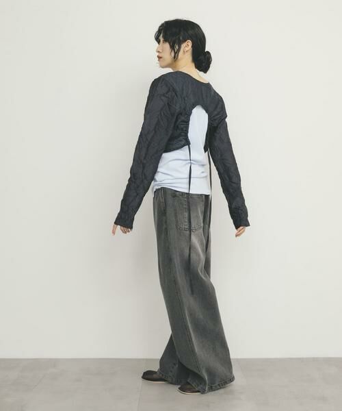 KBF / ケービーエフ Tシャツ | レイヤードワッシャーロンTEE | 詳細5