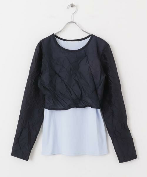 KBF / ケービーエフ Tシャツ | レイヤードワッシャーロンTEE | 詳細7