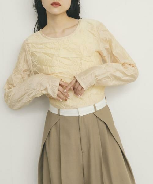 KBF / ケービーエフ Tシャツ | レイヤードワッシャーロンTEE | 詳細11