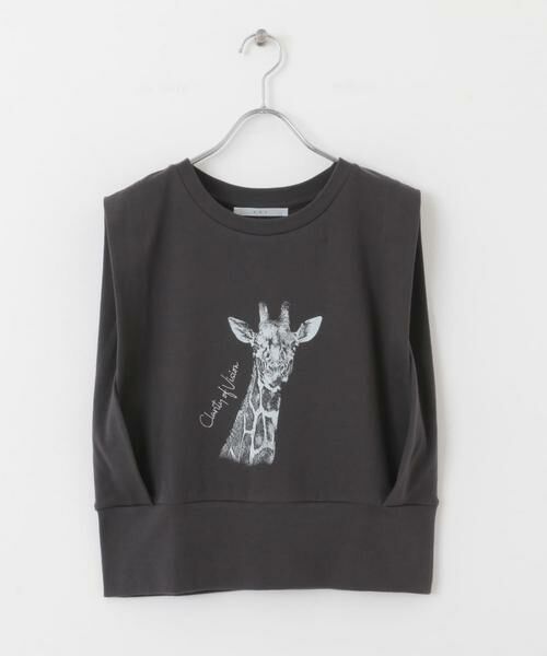 KBF / ケービーエフ Tシャツ | ノースリーブプリントカットソー | 詳細28