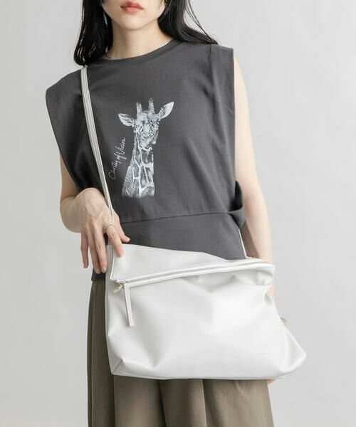 KBF / ケービーエフ Tシャツ | ノースリーブプリントカットソー | 詳細22