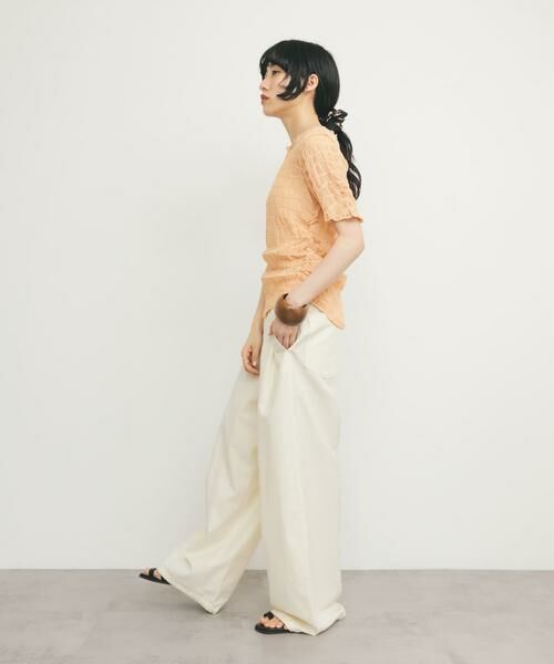 KBF / ケービーエフ Tシャツ | シャーリングシアートップス | 詳細6