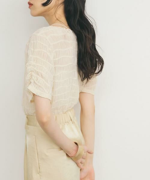 KBF / ケービーエフ Tシャツ | シャーリングシアートップス | 詳細12